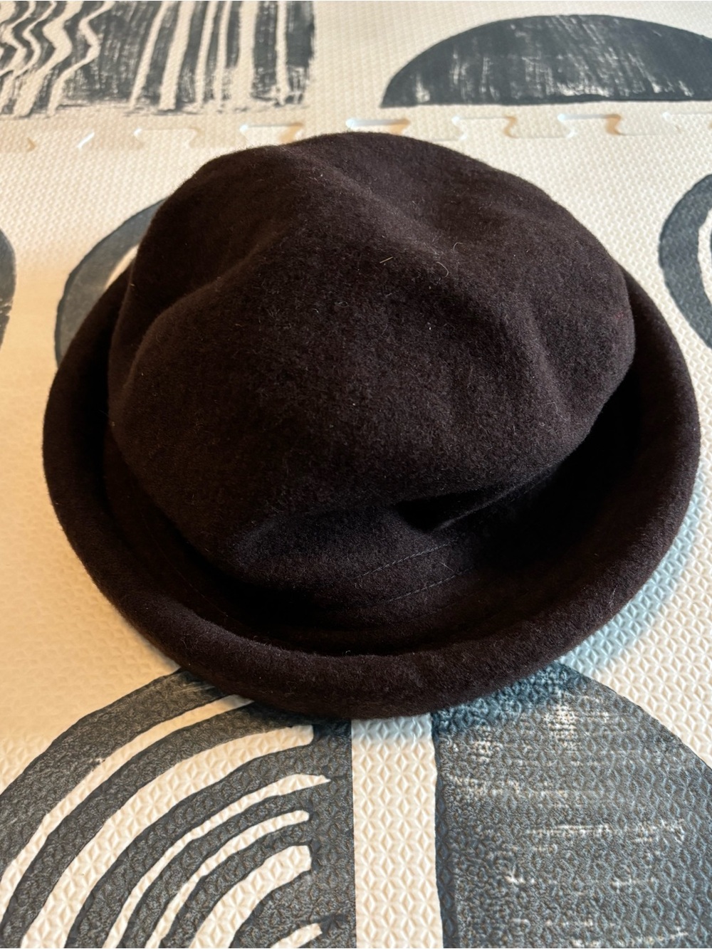Parkhurst Brown 100% Wool Women's Cloche Hat One Size Made in Canada Winter Fall